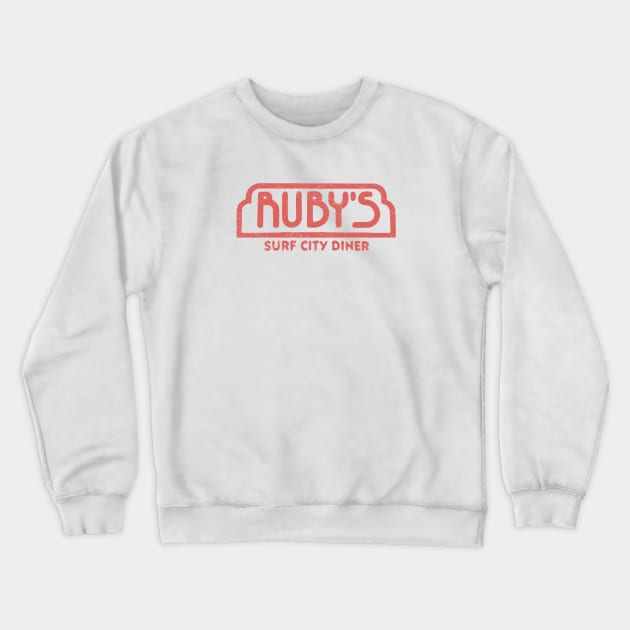 Ruby's Diner - Huntington Beach Pier Crewneck Sweatshirt by WriterCentral
